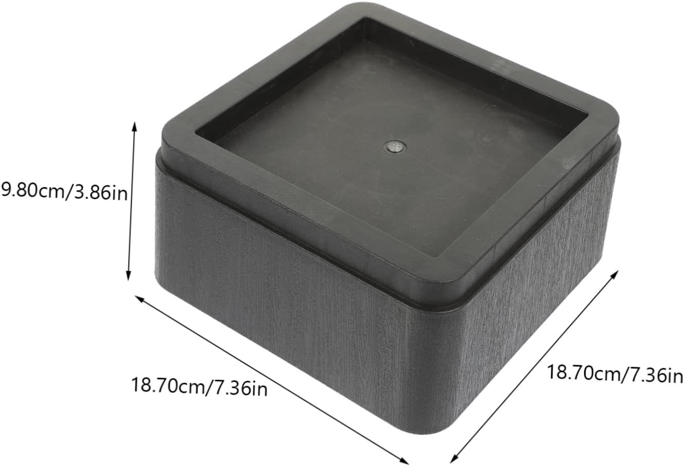 4pcs Adjustable Bed Risers Furniture Risers Elevator for Full Bed Table Couch Sofa Easy Install and Slip Bottom