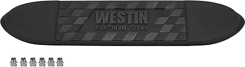 Miniatura 5 de Westin 24-50020 Kit de almohadillas de repuesto para 4 barras Nerf ovaladas de rueda a rueda platino de 20 pulgadas, 1 almohadilla