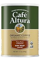Vista 19 de Café Altura, Colombia, tostado oscuro, orgánico, café en grano entero, bolsa de 10 onzas