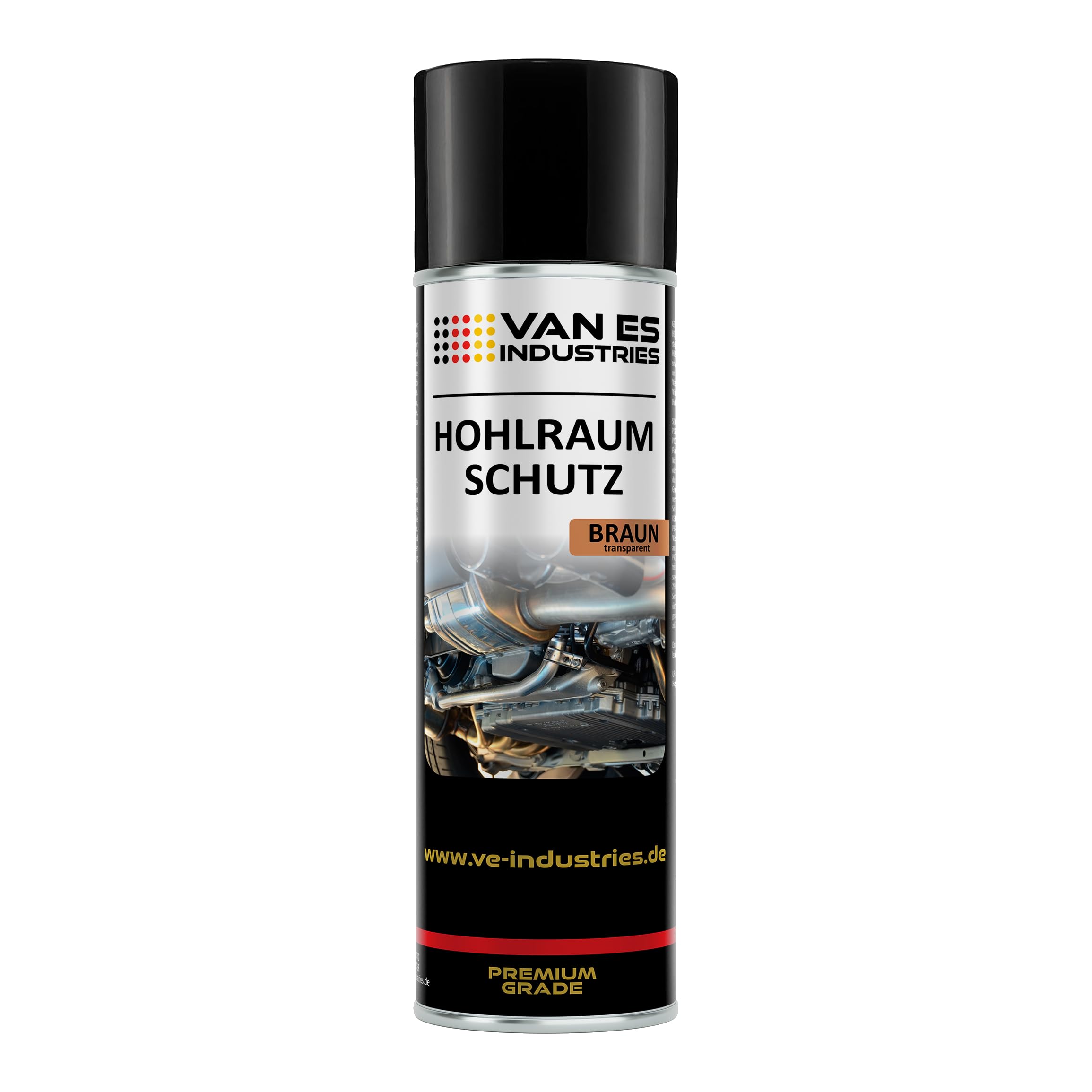 VE-INDUSTRIES 6X Hohlraumschutz braun Hohlraumversiegelung Spray 500ml Wachs + 60cm Sonde