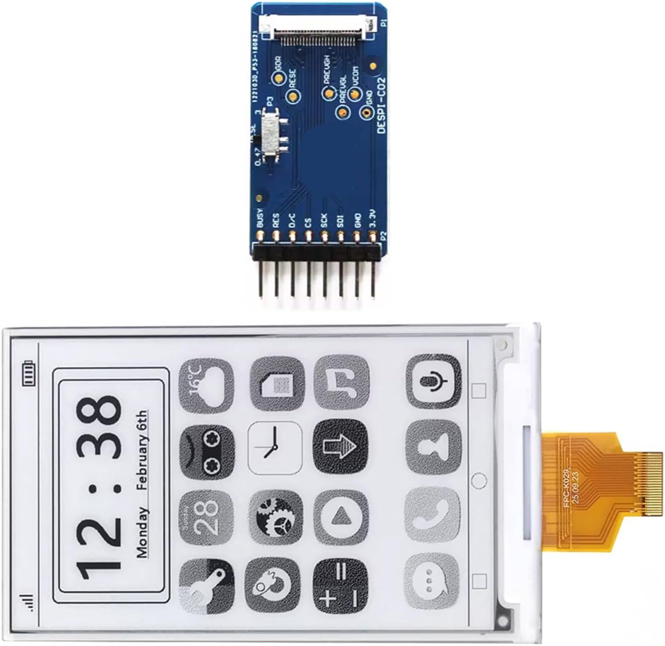 Fast Partial Refreshing EPaper Touchable Screen 4.26In with Capacitive Controller 4 Gray Scale for Efficient Interaction Fast Refreshing Display