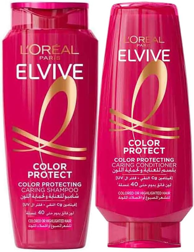 L’Oréal Paris Elvive Colour Protect For Coloured Hair, Shampoo 400 ml + Conditioner 360 ml