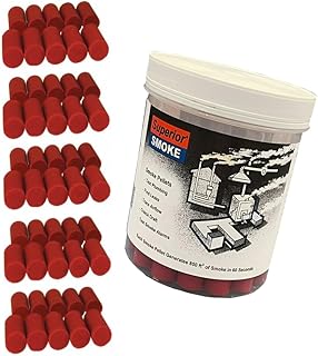Superior SP-8 Pellet 50-Pack. Each Emitter 850 Cu Ft Cloud Over 60 Seconds. Resealable, Air-Tight Jar. Use with Superior 5E Electric and 5E Flex Blowers.