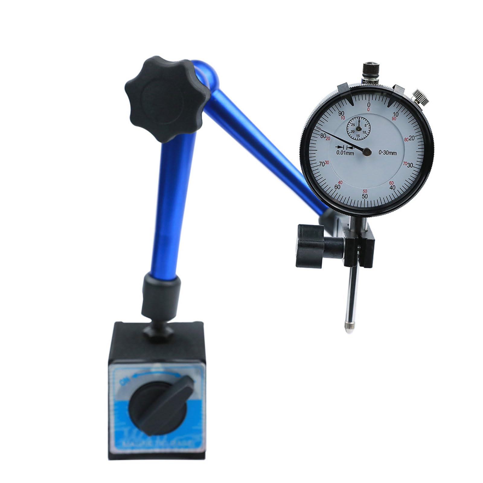 Herramienta de medición de diales de 0 a 30 mm, indicadores de diales métricos de 0,01 mm, instrumentos de medición de prueba
