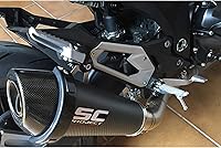 Vista 8 de x xotic tech Protector de escape, redondo ovalado 3.937 in-6.299 in para motocicleta de carreras de bicicletas