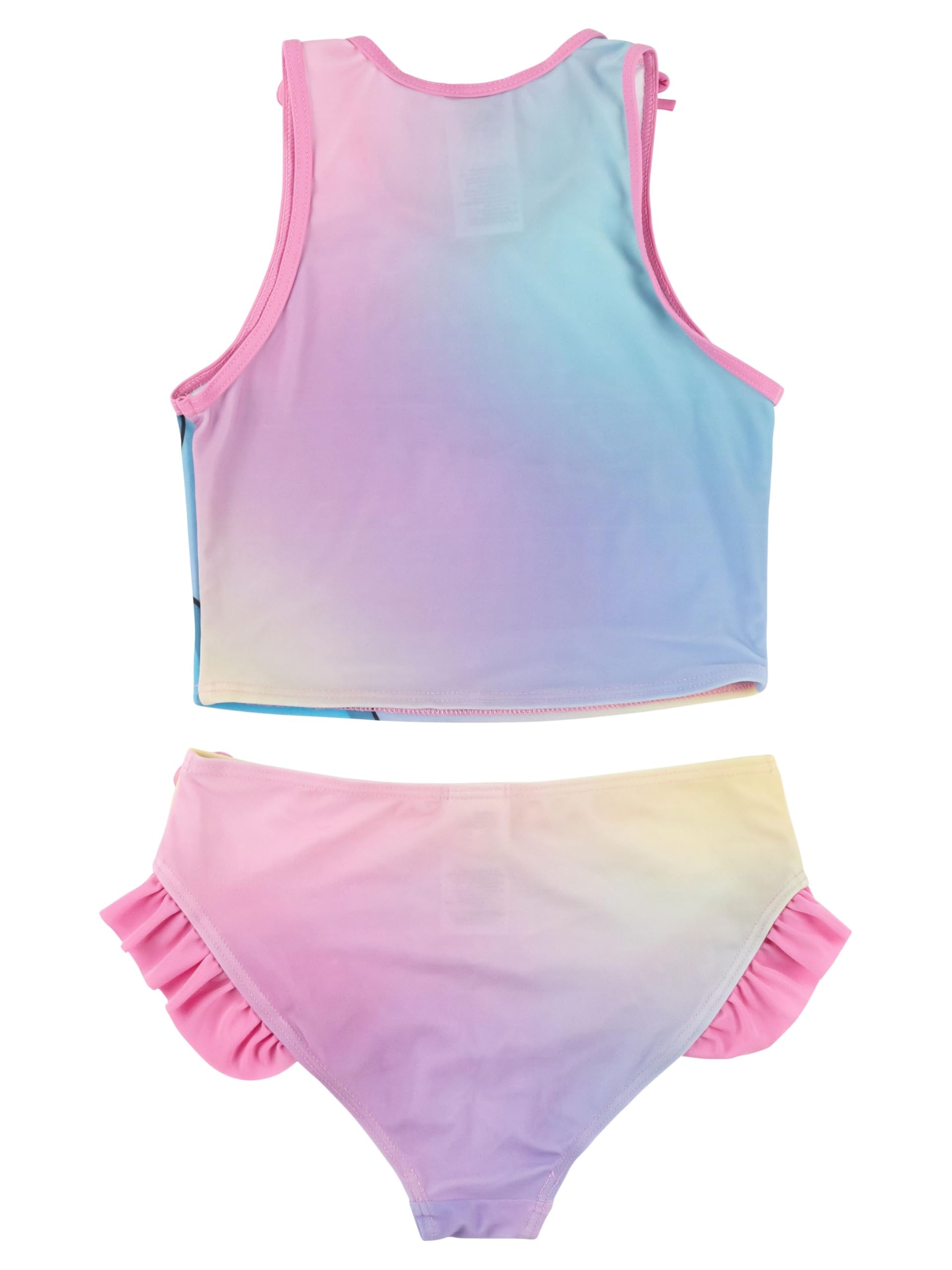 United Labels Disney Lilo & Stitch tankini dla dziewczynek z falbankami, liliowo-różowy, dwuczęściowy kostium kąpielowy, moda kąpielowa dla dzieci