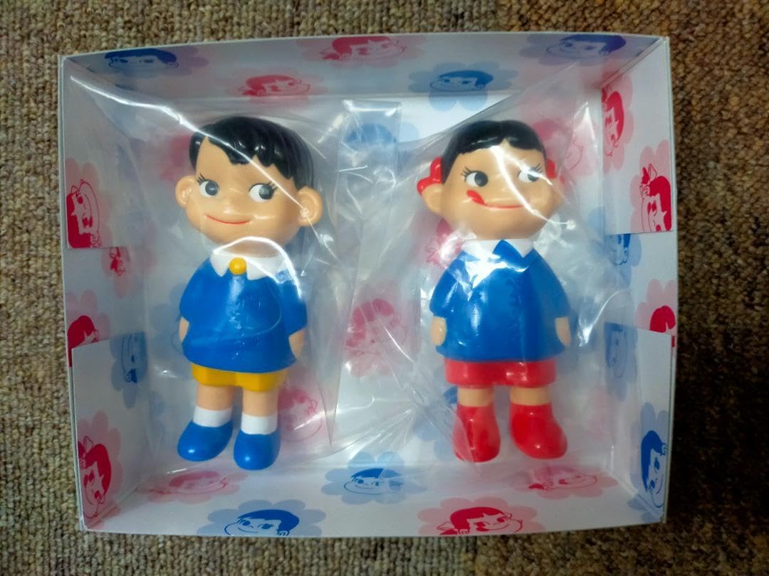 Amazon.co.jp: 園児服を着た ペコちゃん ポコちゃん ソフビ 人形