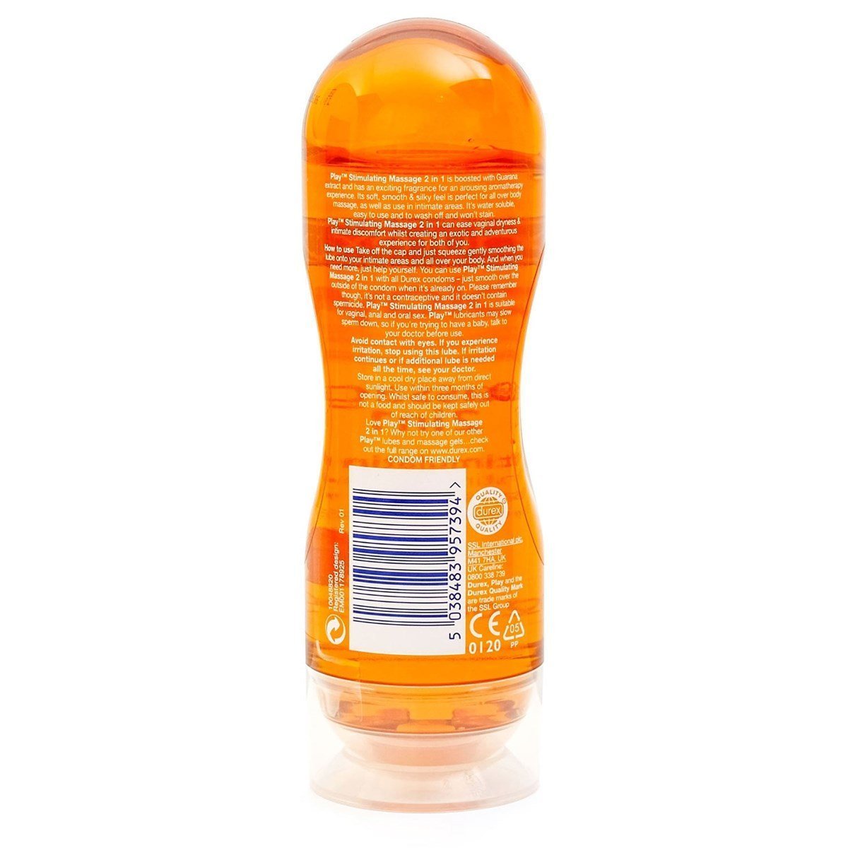 Amazon.com: Durex Massage & Play 2 in 1 Lubricant, Intensify with Guarana  6.76 oz., (Pack of 3) : Health & Household