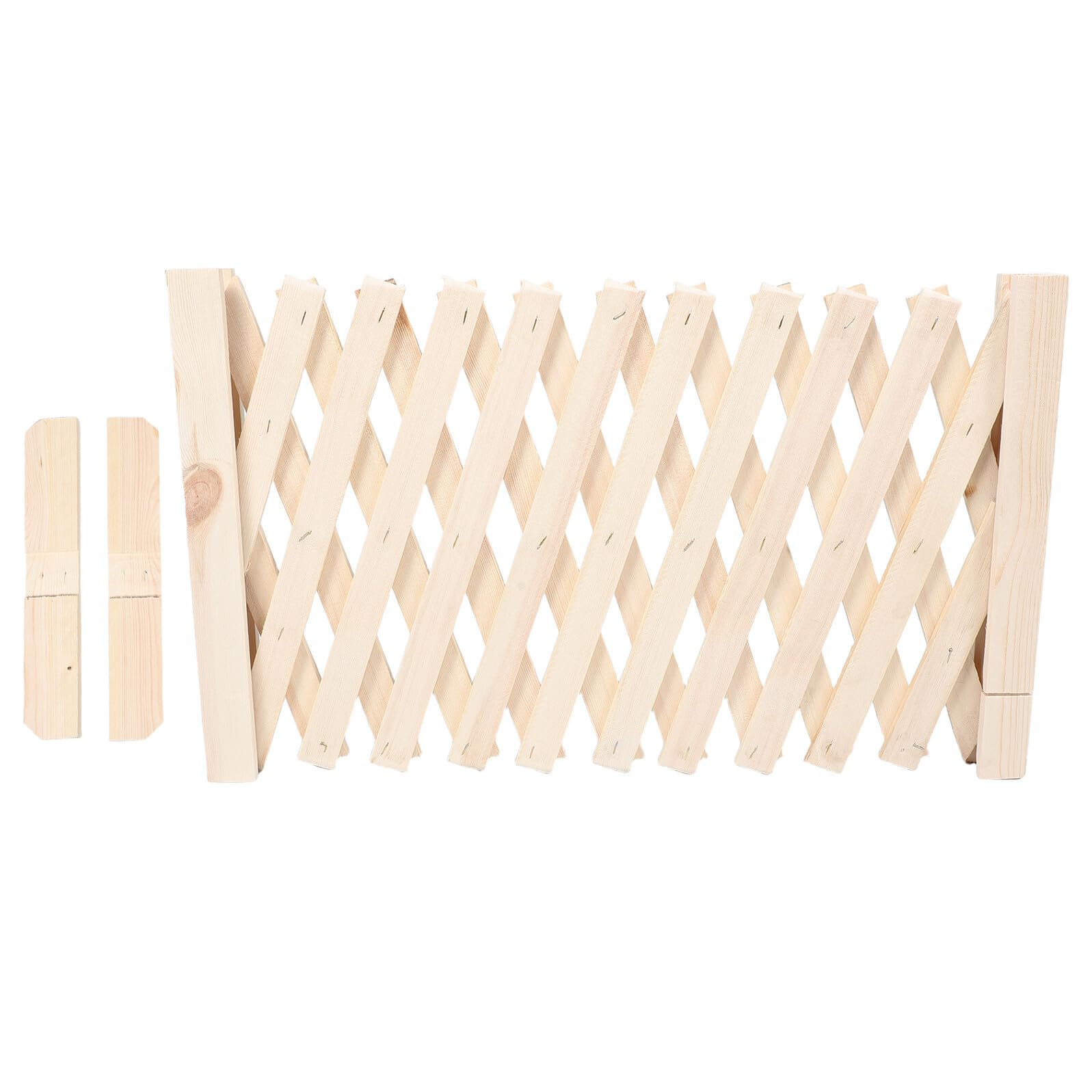 Clôture rétractable ajustable Mikikit barrière bois animaux extensible maison