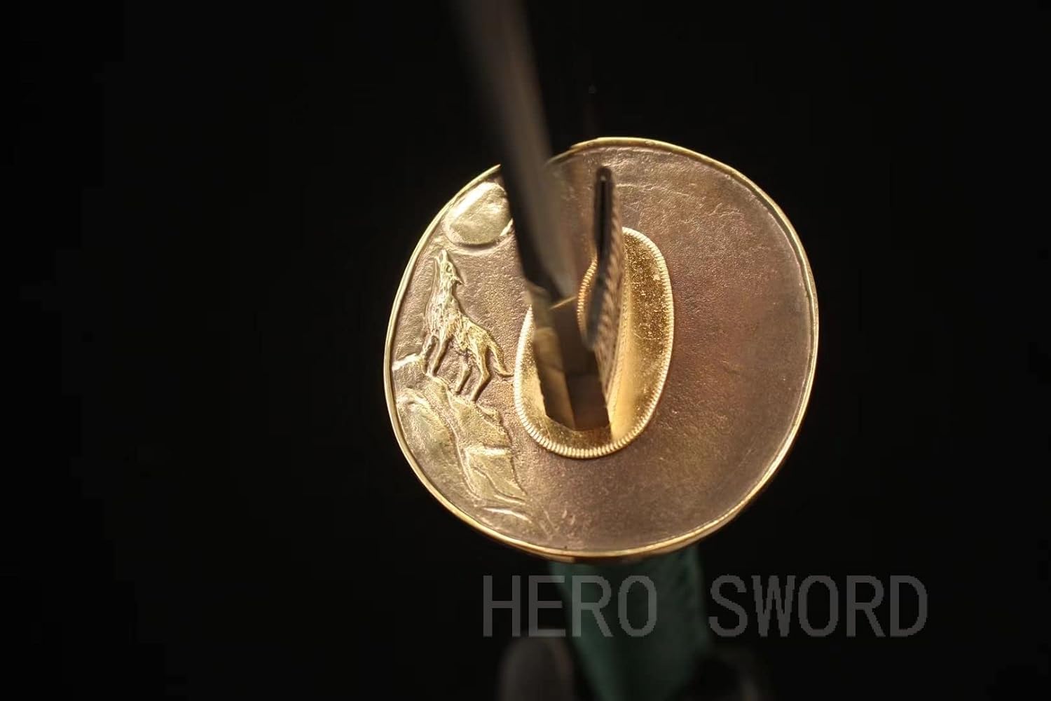 HERO SWORD Hand Forged Clay Tempered T10 Steel SAKA Choji Hamon Katana Wolf Sword Razor Sharp Japanese Samurai Sword