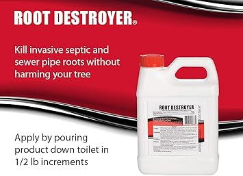 Root Destroyer 2lbs- Root Killer for Sewer & Pipe Lines- Stops New Growth Safe for All Plumbing