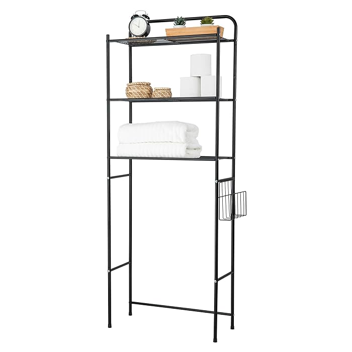 Buy Oikos 3Shelf OverTheToilet Space Saver, Bathroom Organizer Over