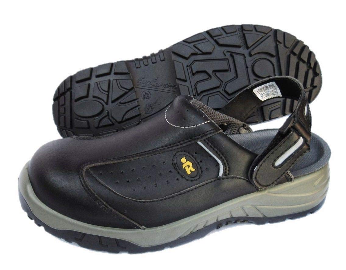 EuroRoutier Trendy Black Whashable Sabots de Sécurité SB+A+E+FO+SRC