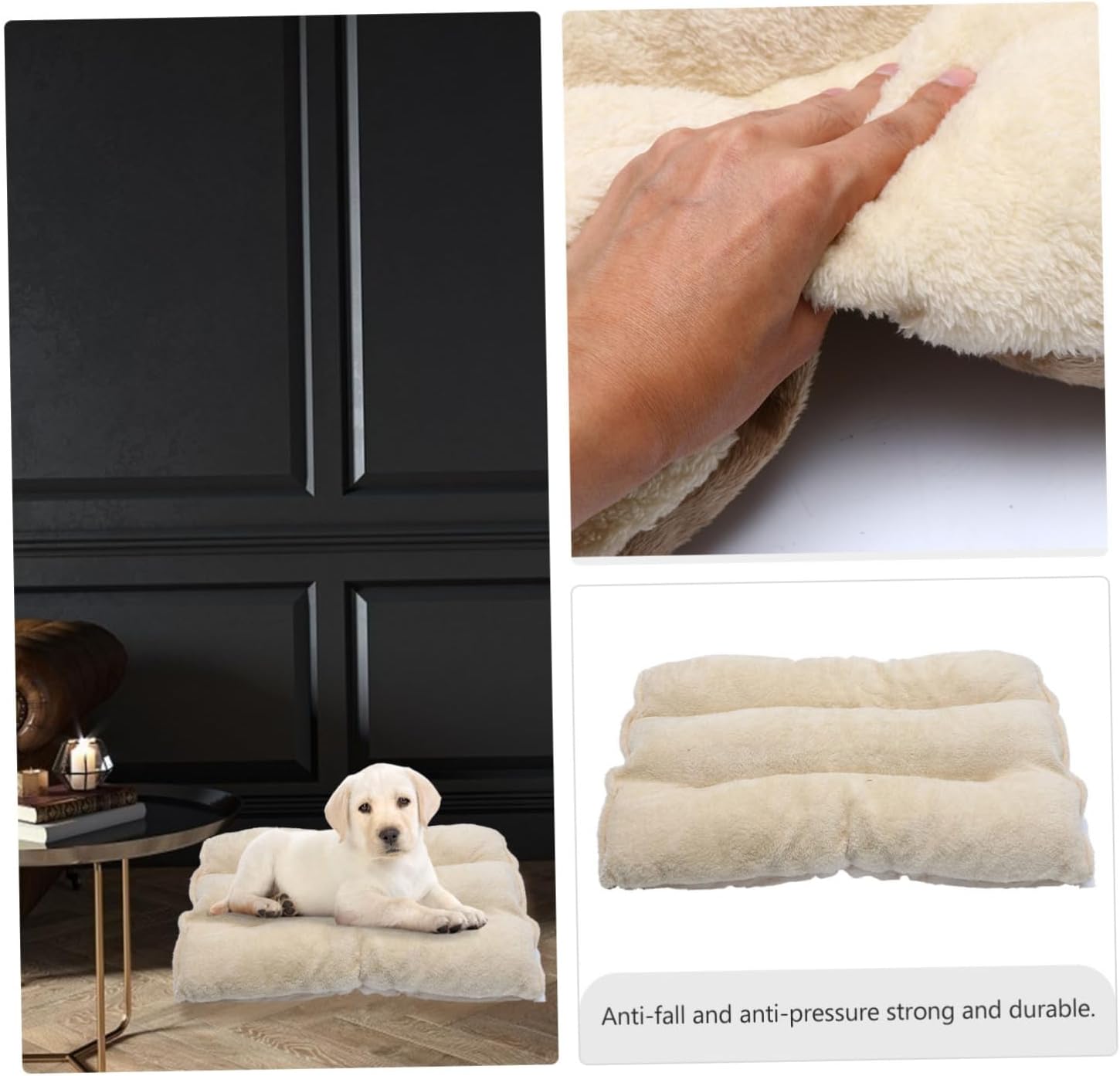 Milisten Practical Pet Pad Pet Bed Rest Cushion Floor Pad Non-Skid Mat Heating for Dogs