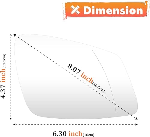 Miniatura 5 de Espejo calefactable del lado derecho del pasajero para BMW 228i 320i 328d 335i 340i 535d 535i 740i 740i 740Ld 760Li i3 M2 M235i M240i M3 M6 X1 GT