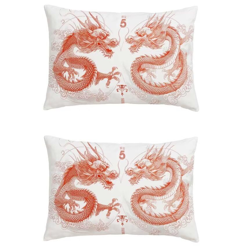 Housse de coussin 60x90cm en lin double face au fini de qualite superieure