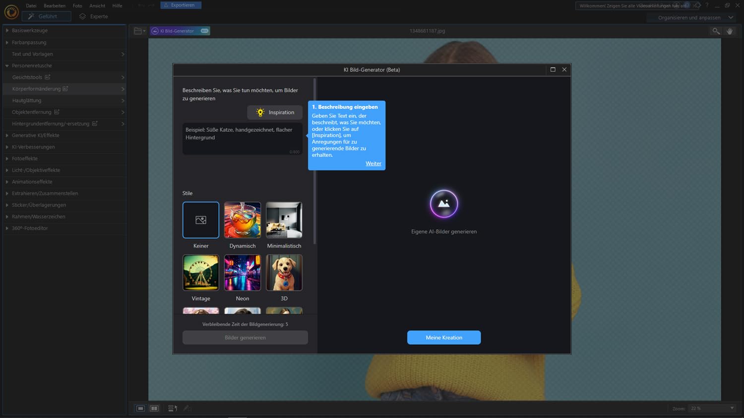 CyberLink PhotoDirector 2025 Ultra Leistungsstarkes Bildbearbeitungsprogramm Komplettes Fotostudio Erstellt perpekte Fotocollage / Fotoshow / Panorama Lichteffekte GIF Windows 10/11 [Box]