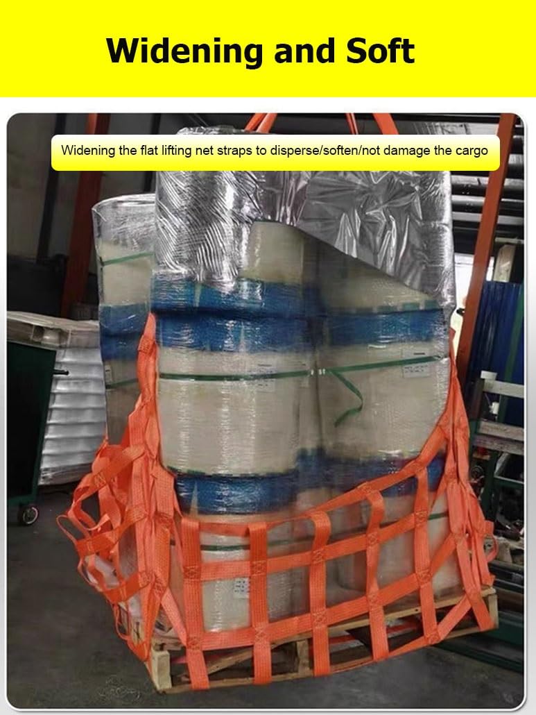 rete da carico, For Carico E Scarico Di Oggetti Pesanti Lavori(2x2m-3ton/6613.9lbs-20cm)