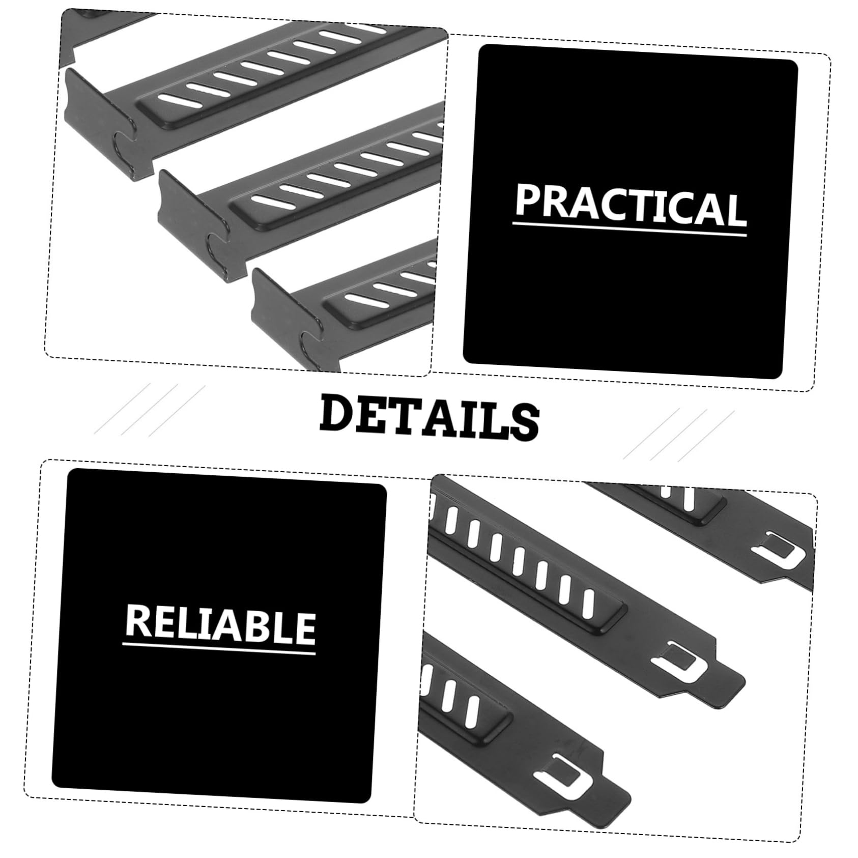 Tofficu 4 Set Piastra Chiusura Pci Inossidabile Per Case Copertura Venti Per Slot Pci Con Aperture Per Polvere 20 Pezzi*4