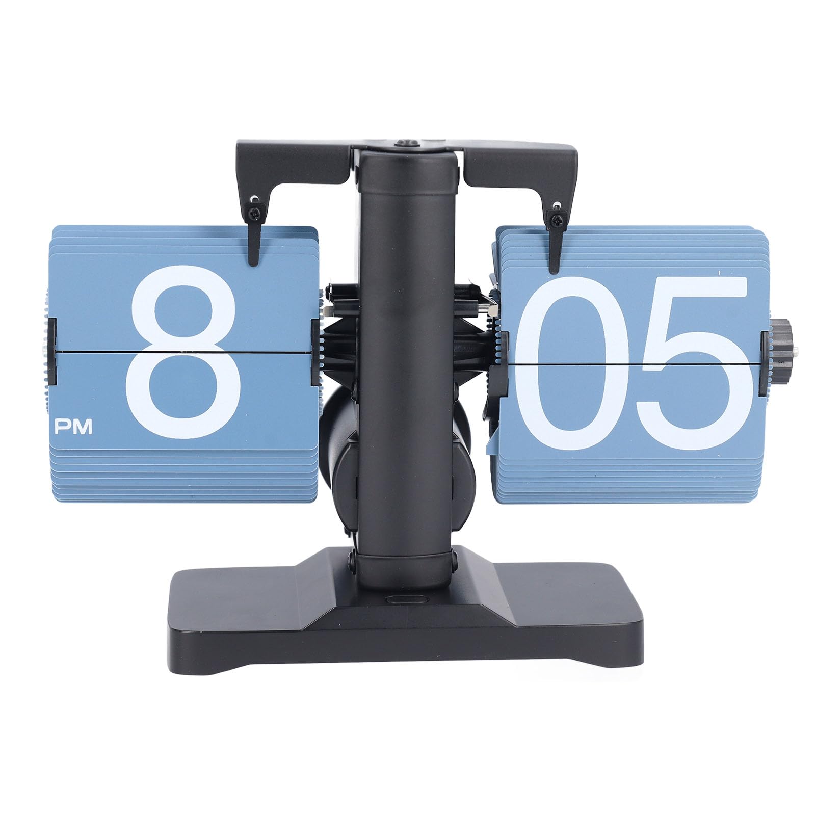Reloj de Pared Retro Silencioso, Pantalla de Giro Automatico