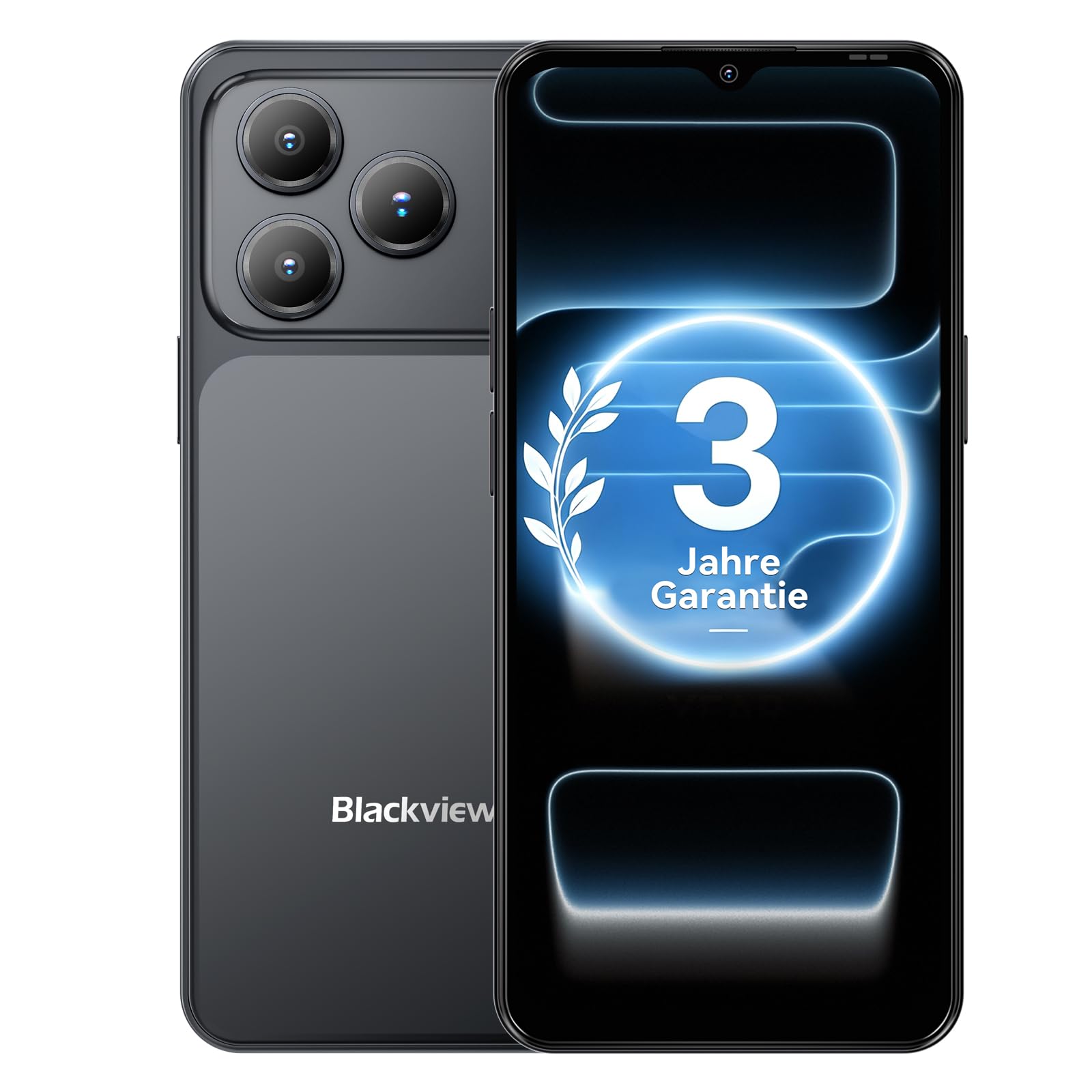 Blackview Android 16 Cellulari Offerta 32MP+13MP, 16GB+64GB/TF 2TB | 6.56" Smartphone in Offerta, 5000mAh, 4G Telefono Cellulare Dual SIM WiFi 5G, 3.5mm/FM/IP54/3 Slot Per Carte/3 Anni Garanzia