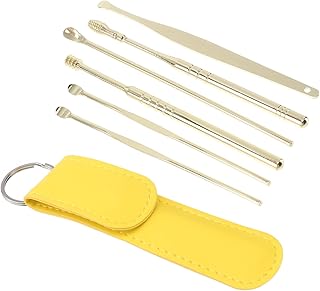 2 Sets Ear Picking Tool Cleaner Massage Stainless Steel