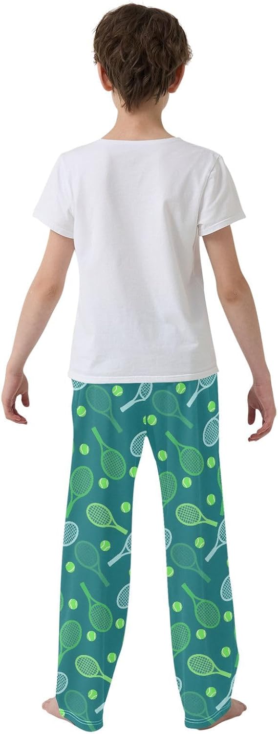 ALAZA Red Lobster on White Pajama Lounge Pants Long Sleep Pajama Bottoms with Pockets