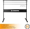 61-Key Electronic Keyboard Portable Digital Music Piano with Lighted Keys, H-Stand, Stool, Headphones, Microphone, Sticker Set