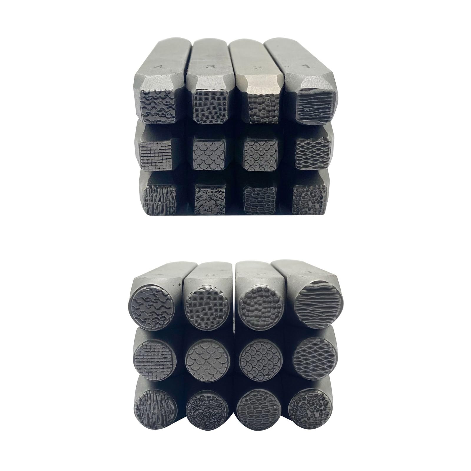 Confezione da 12 utensili per intaglio gioielli Set scalpelli in metallo Utensili per incisione gioielli Struttura in acciaio per la creazione modelli e strumenti progettazione