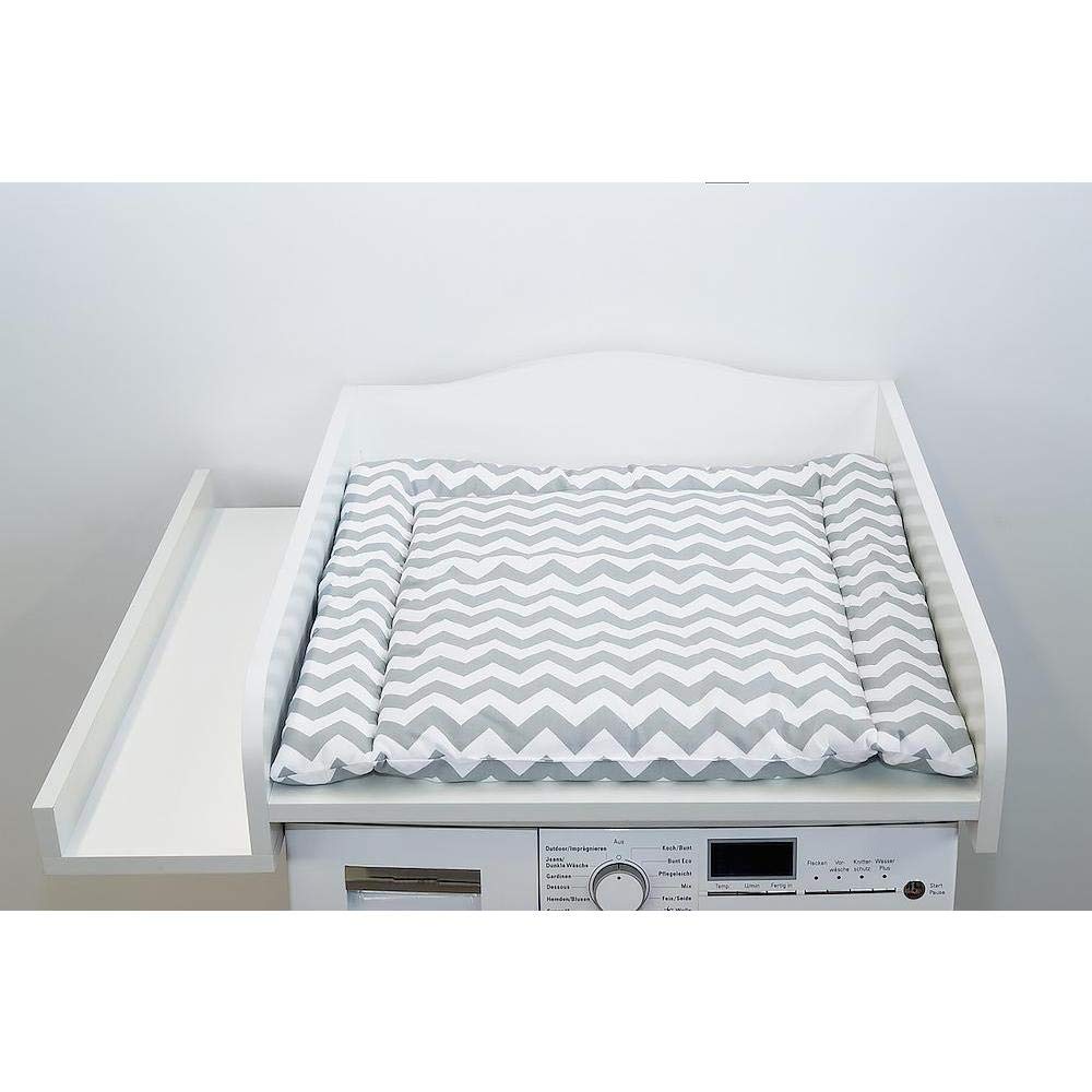 KraftKids Table à langer – Blanc Compatible avec toutes les machines à laver