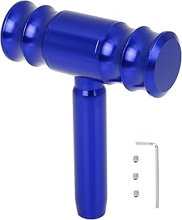 X AUTOHAUX Pomo universal de repuesto para palanca de cambios en T para coche, color azul