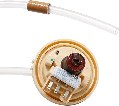 Washing Machine Water Level Pressure Sensor Switch Assembly 6501EA1001C 6501EA1001R LG Washing Machine WT5001CW WT7200CW WT1101CW WT4970CW AP5204365 EBF62754506 2651052 Replacement