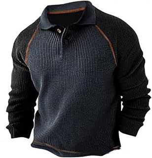 NOAGENJT Mens White T Shirts Cotton Tshirt Mens Men's Sweater Pullover Sweater Jumper Ribbed Knit Cropped Knitted Turndown Modern Contemporary Daily wea Medium T Shirts Men