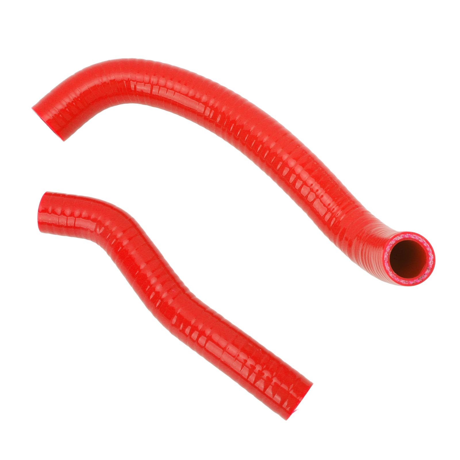Kit Tubo Flessibile del Liquido di Raffreddamento per Radiatore in Silicone 2 Pezzi Sigillato a Prova di Perdite di Ricambio per DVX‑400 Dal 2007 Al 2008 (Rosso),parti del motore