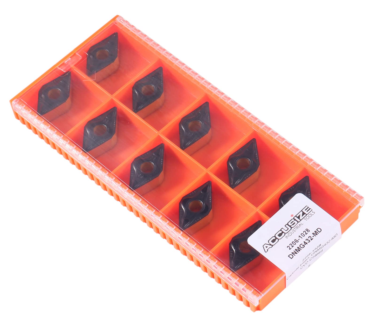 Inserts DNMG432 carbure pour éviter l'usure prématurée en tournage