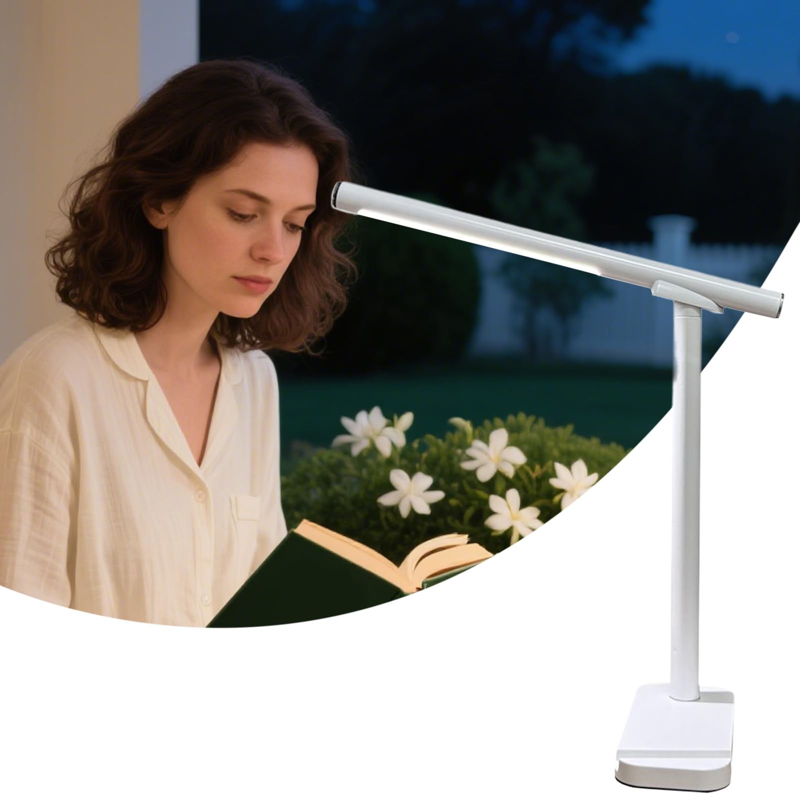 Lámpara Escritorio Control Táctil Luz De Brillo Ajustable