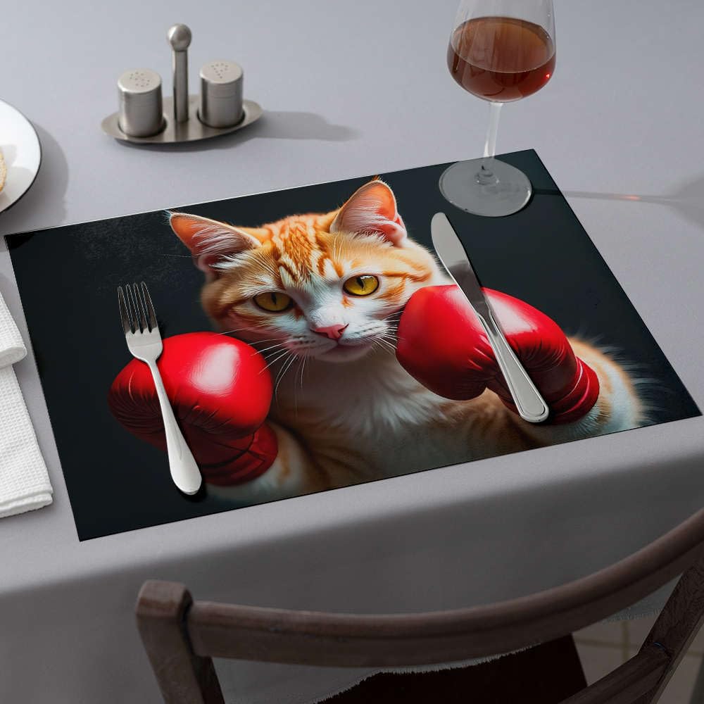 Set de table boxe résistant à la chaleur lot de 6 dessous de plat comptoir