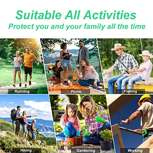 36 Pack Mosquito Repellent Bracelets, Pu Leather Insect & Bug Repellent Wrist Bands For Kids & Adults Outdoor Camping Fishing Traveling #TOP6