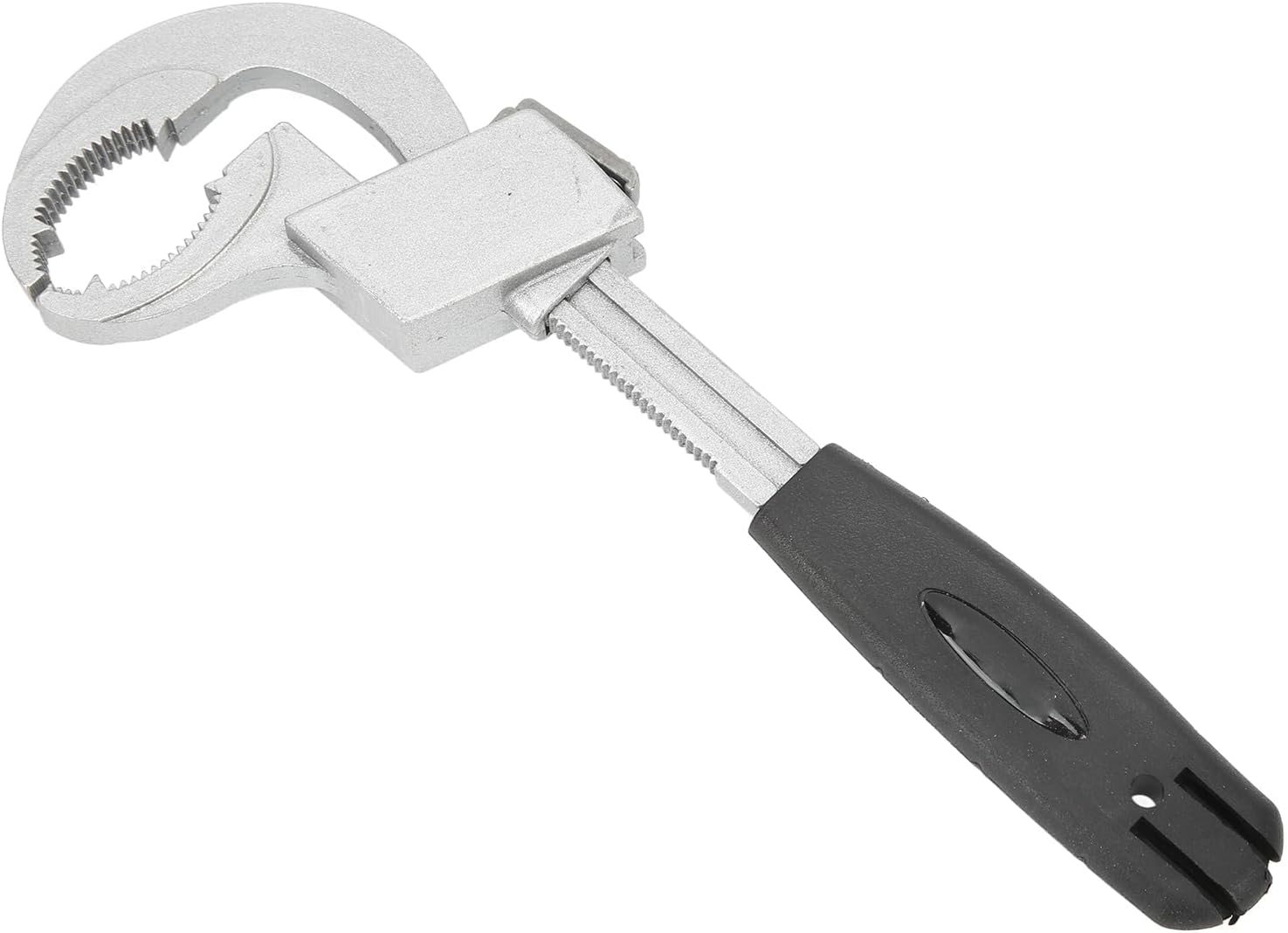 Multifunctional Sink Wrench Plumbing Repair Tool Adjustable Spring Wide Opening Faucet Spanner Aluminum Alloy For Home Bathroom
