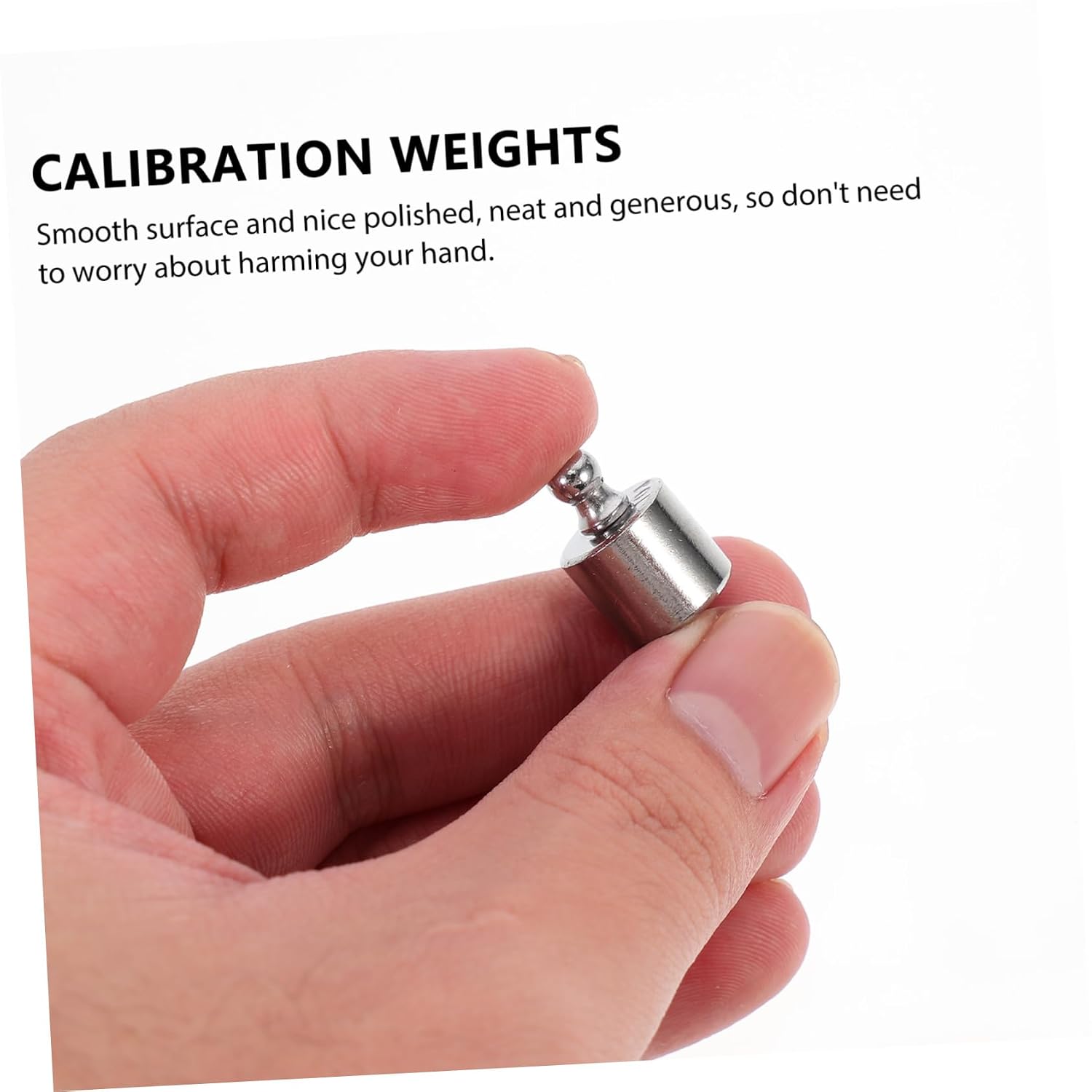 Luxshiny 5pcs Educational Instrument Precision Calibration Weights Scale for Grams Milligram
