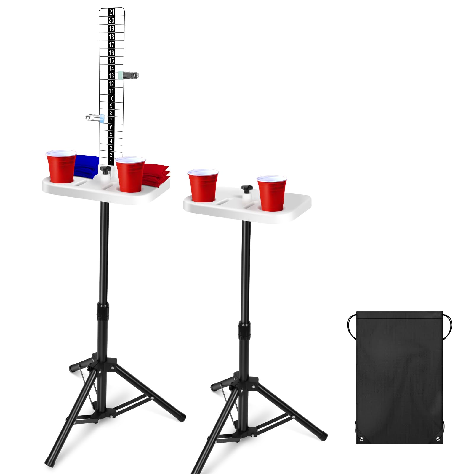 Amazon.com: Teamaze Cornhole Scoreboard Bold Base 2 Sets Cornhole