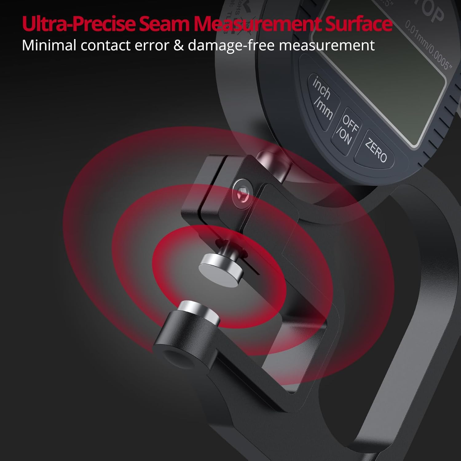 Professional Woodworking Precision Kit: 35mm Concealed Hinge Jig & 0.5inch Digital Thickness Gauge, Aluminum Alloy Cabinet Hinge Tool,for Furniture Doors Cabinets,Plastic Leather Metal