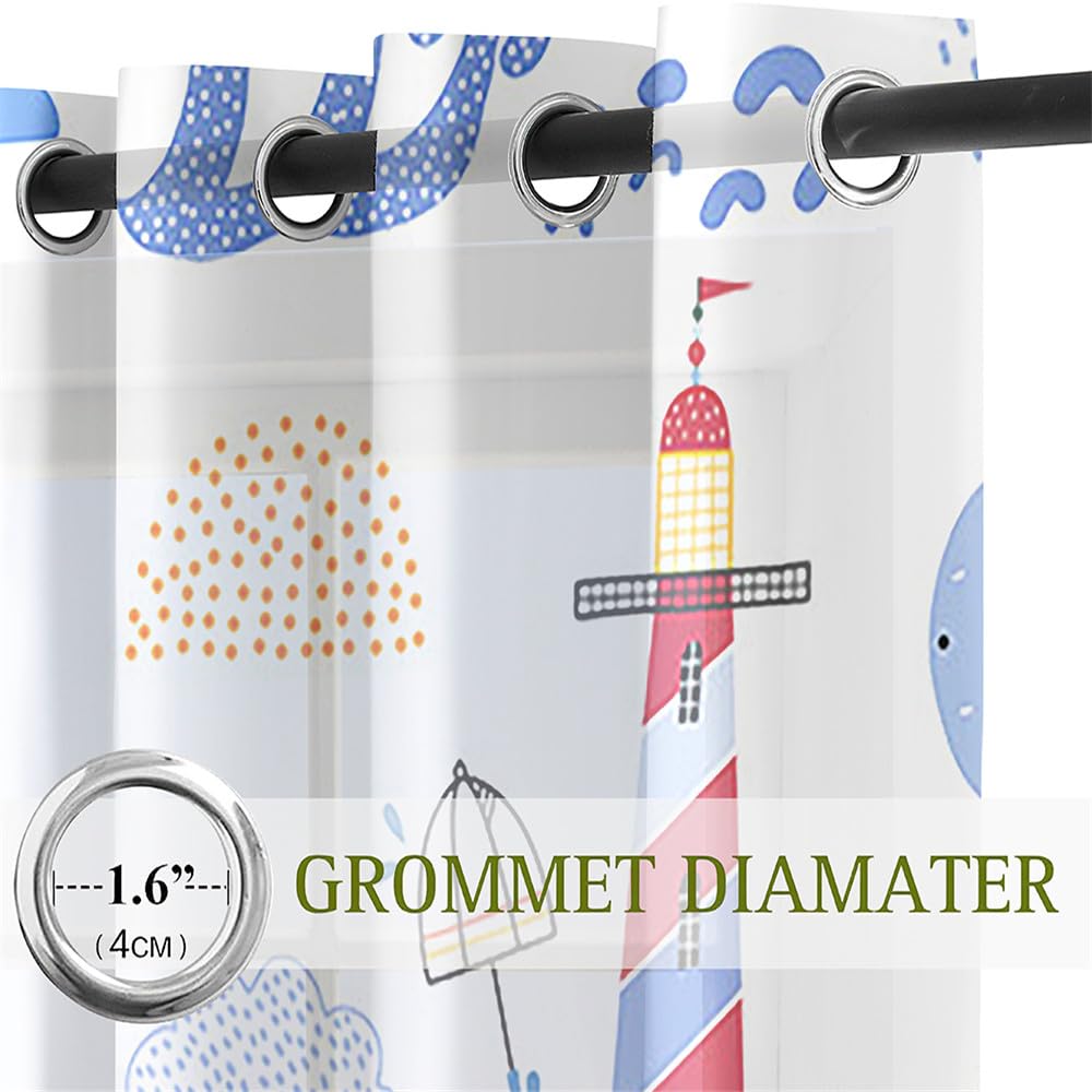 Safari Vorhang 107x215cm - Dinosaurier Verdunkelungsvorhang Kinderzimmer