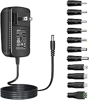 Vista 10 de Security-01 Adaptador de fuente de alimentación de CA a CC 5V 4A, enchufe 0.217 in x 0.083 in, UL listado