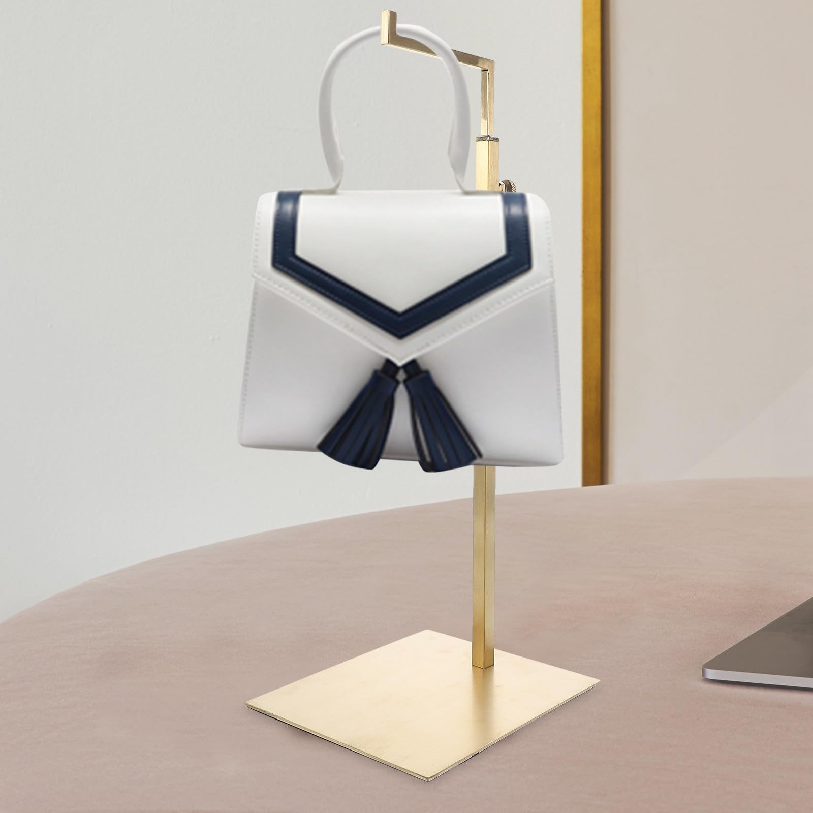 VILLCASE Organizador Multifuncional de Bolsos y Cinturones de Acero Inoxidable Soporte Vertical para Colgar en Armario, Adecuado para Tiendas y Uso Doméstico Varios estilos