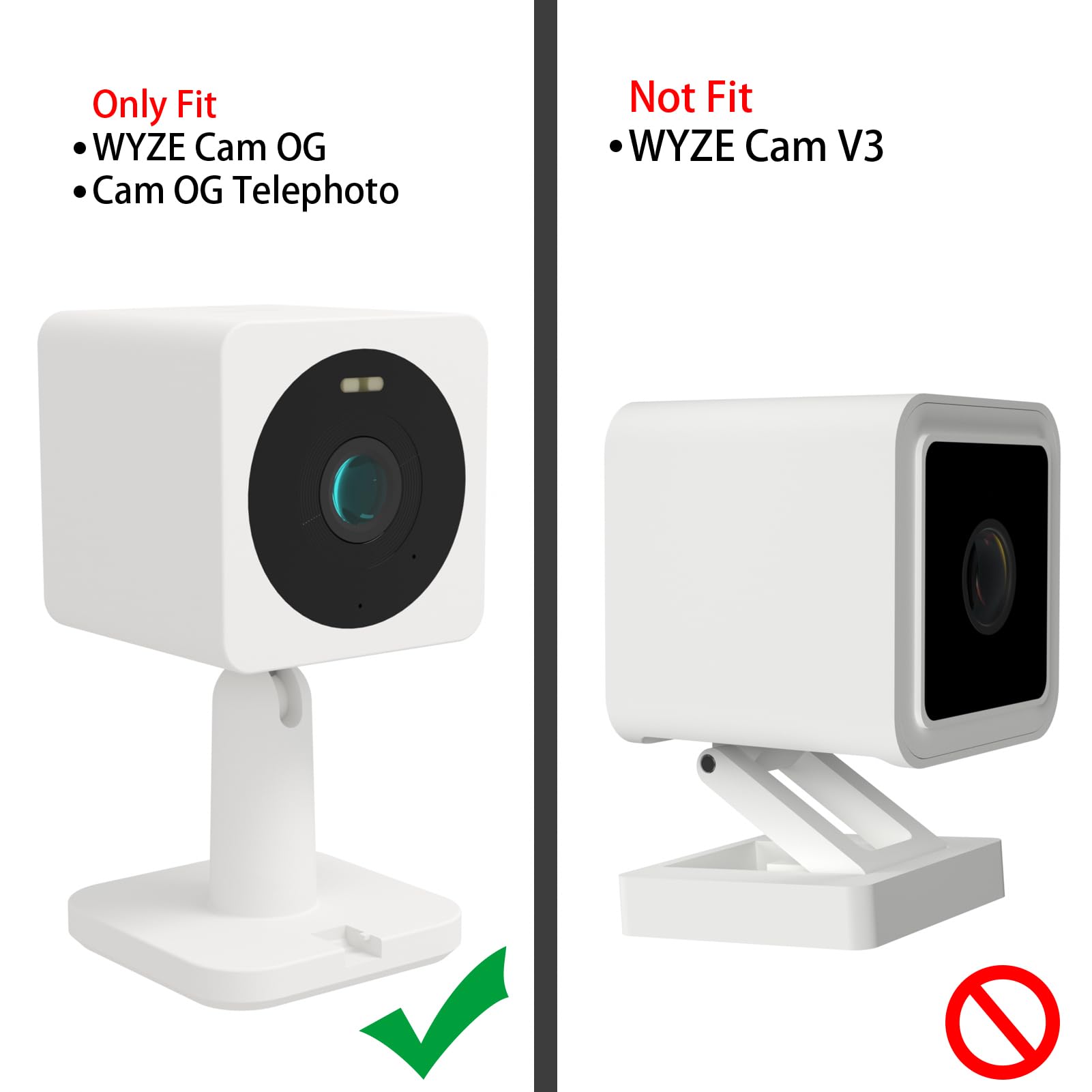 Snapklik.com : Teccle Angled Window Mount For Wyze Cam OG, 20 Degrees ...