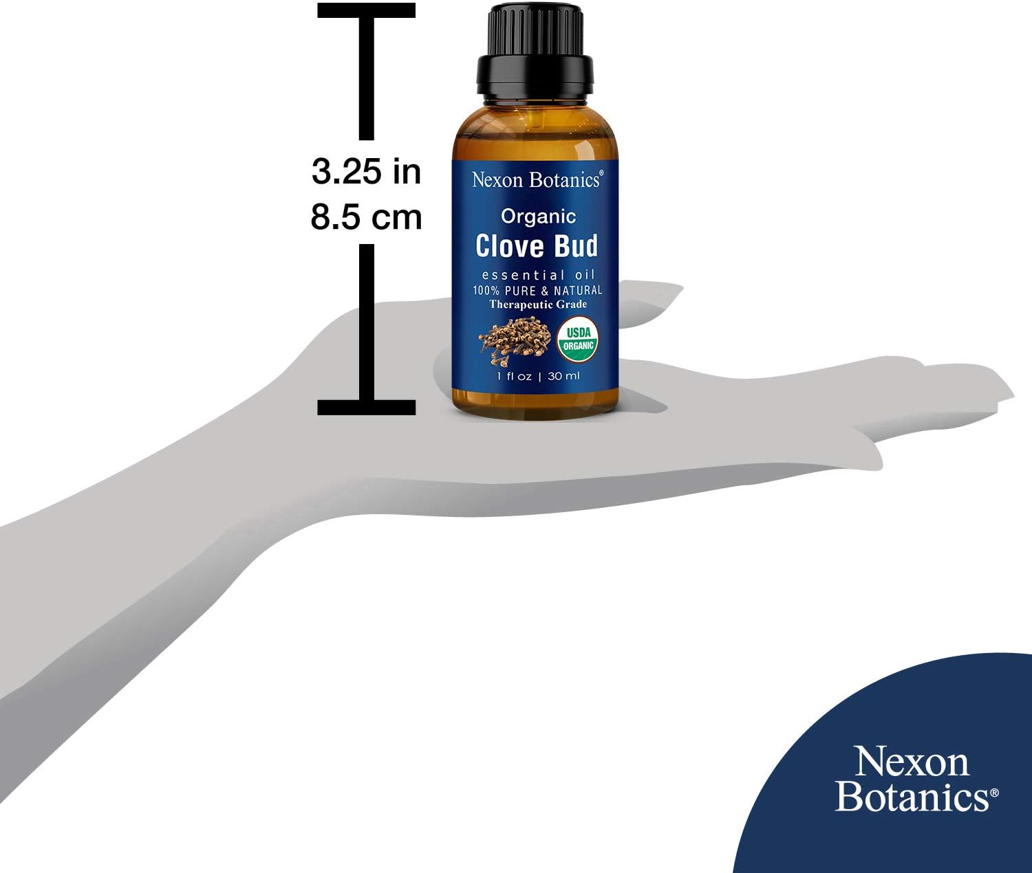 Organic Clove Essential Oil 30 ml - Clove Oil for Tooth Ache Ease - Soothes Sore Muscles - Clove Bud Oil Essential Oil for Teeth, Gums, Toothache, Skin Use and Hair Care from Nexon Botanics : Health & Household