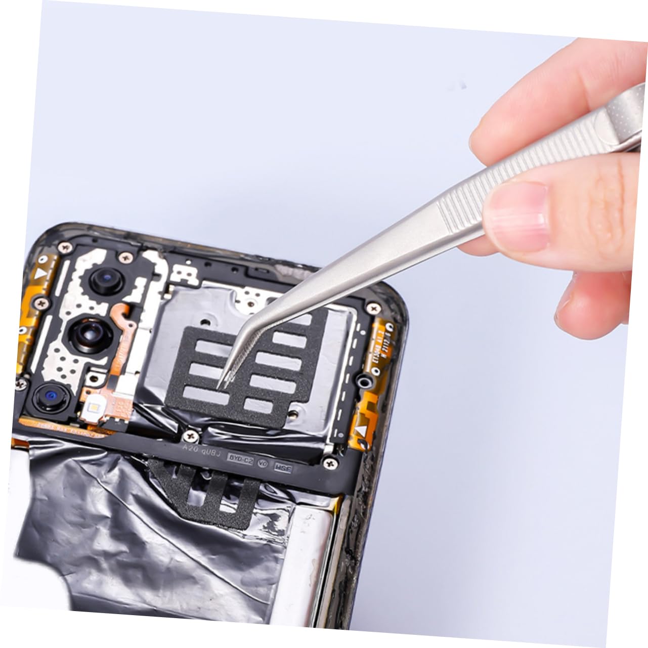 IWOWHERO Jewelry Making Tweezer Metal Tweezer Jewelry Making Tweezer Use for Tweezers Tool Light Portable