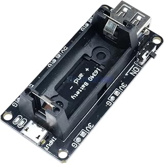 16340 Type1 | Australia | Dual 18650 Lithium Bettery Shield V8 3V1A 5V 3A Micro USaB Power Bank Bettery Charging Module for Wf Esp8266 Esp32 New 2026 High for Reliable Electronic Component
