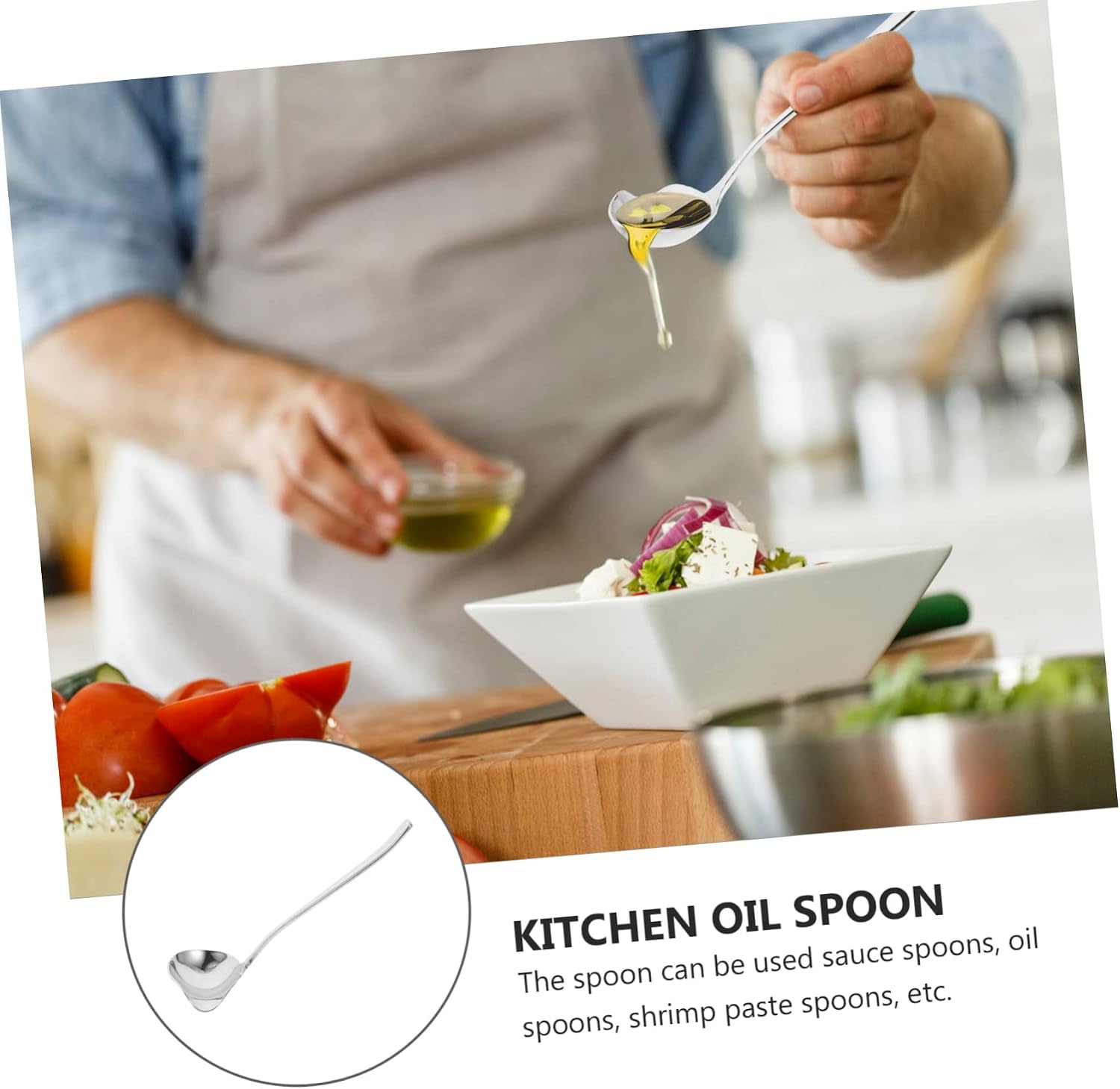 Gravy Ladle and Sauce Spoon Kitchen Tool for Serving Oil Sauces and Soups Ergonomic Design for Easy Pouring for Cooking and Meal Prep